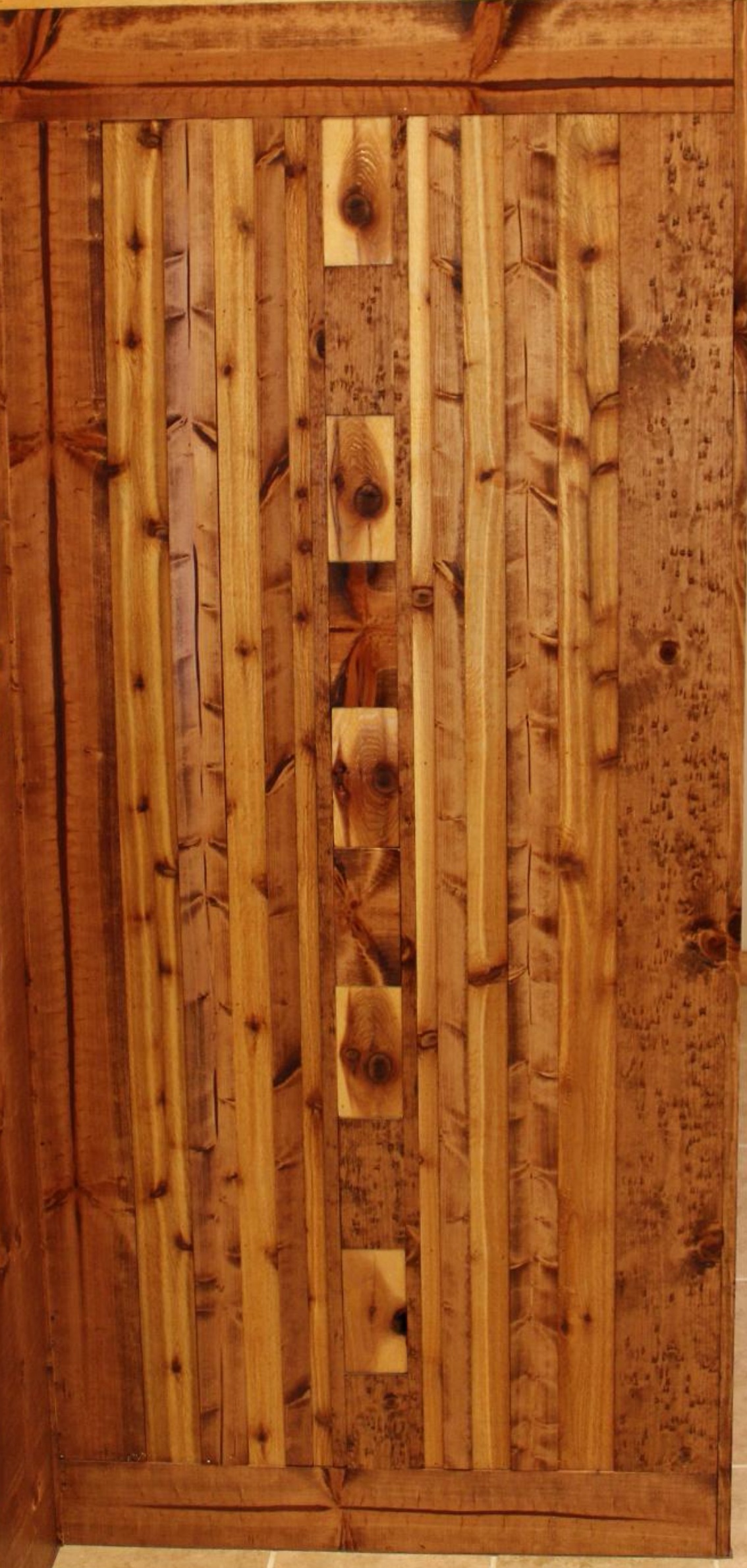 feature wall, barn door